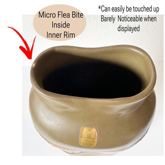 SOLD Ⓜ️ | Vintage 1970’s MCM Royal Haeger Free Form Earth Wrap Pottery Vase - Picture 12 of 14